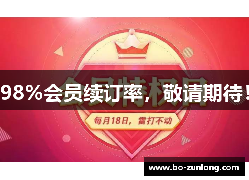 98%会员续订率，敬请期待！